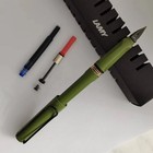 Safari Limited Edition Lamy Fountain Pen All   green F Nib Smooth Writer Gift