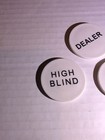 Texas Holdem Poker Button Set Dealer Big Blind Casino Game Pucks 