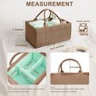 Diaper Caddy Organizer  Baby Basket Nursery Storage  Portable Changing Table    