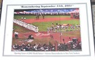 9  11  World Series  Dbacks Vs Yanks  Poster rare  Remembering 9 11 2001  Game 1