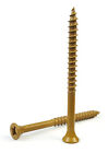  8 X 2  Phillips Square Combo Drive Steel Tan Deck   Wood Screws - Coated