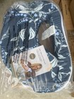 My Brest Friend Deluxe Nursing Pillow - Navy Blue Flower