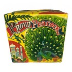 Vintage 1960s Tin Litho Wind-up Proud Peacock Alps Japan - Original Box Read