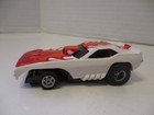 Aurora Afx Scre-e-echers Slot Car  5784 Magna Steering Flamin  Cuda - Runs  