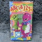 Barney Abcs 123s Lets Play School Vhs Tape 2000 Hit Entertainment Preschool   