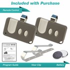 2 For Sears Craftsman Garage Door Opener Remote Control 3 Button 53879 139 53879