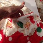 Retro Vintage 60 s Apron Vintage Christmas Santa Claus W Pockets