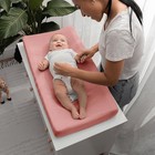 Muslin Fitted Changing Pad Cover Pack Of 2  Dusty Rose And Blush - Soft  Brea   