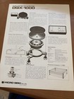 Micro Seiki Turntable Brochure Dqx-1000