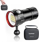B15 Dive Light Underwater Flashlight 8000lumens Underwater Video Lights