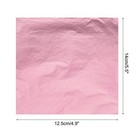 Pack Of 100 Gold Leaf Foil Sheet Pink Leaf Papers 5 5 X 5inch