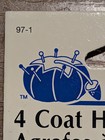 Dritz 97-1 Coat Hook   Eye Closures  Black-brass 4-count