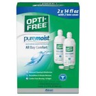 2 Pack Opti-free Pure Moist Multi-purpose Solution  New Package  14oz X 2 Count