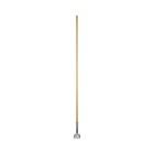Boardwalk Clip-on Dust Mop Handle  Lacquered Wood  Swivel Head  1  Dia  X 60in L