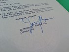 Gov Ca Jerry Moonbeam Brown Hand Signed Letter California Democrat 1978