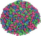 Glofish Aquarium Gravel  Pink green blue Mix  Complements Tanks 5 Pounds
