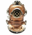 6  Brass  Scuba Deep Mini Diving Divers Helmet Vintage Style Mark V Us Navy Gift