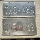 Nevada License Plates  2  Sets  New In Sealed Plastic From Dmv  Vehicles Gone