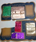 Vintage Rocket Sewing Needles Card Japan Space Age Gold Eye Silver Vtg