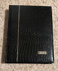Vintage W  Germany Linder Black Stamp Album Stock Book  1148 31 Pages 10 Rows