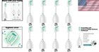 6 Pack Toothbrush Replacement Brush Heads For Philips Sonicare E Series Hx7001