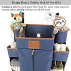 Premium Nursery Organizer And Baby Diaper Caddy   Hanging Diaper Organizer For B