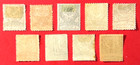 Turkey Sc 67-75 1884-86  incld 73 25piastres Used Nh  All Mvlh Mark Vf  15-323 