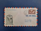 Canada 1937 Ffc Fort Nelson Winnipeg First Flight Air Mail Cover C9