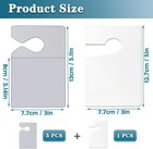 Clear Parking Permit Holder car Vertical Parking Lot Pass Rear View Mirror 5 Pcs