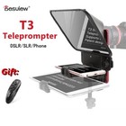 Desview T3 Teleprompter Phone Tablet Dslr Camera Interview Cold Shoe Remote 