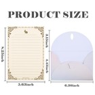 32pcs Cute Stationery Paper And Envelopes Set  Lined Stationary Letter And En   