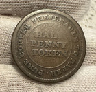 1812 Nova Scotia Half Penny Token Trade   Navagation - Free Usa Shipping  B3496