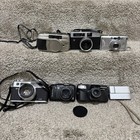 Lot Of 9 Digital film Cameras Canon Sony Olympus For Parts Or Repair