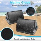 Herdio 2 Pack 6 5  Indoor Outdoor Bluetooth Speakers Loudspeaker For Deck Patio