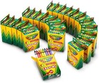 Crayola 24 Count Assorted Color Crayons Lot Of 6 Packs Back To School Kids New