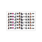 Chris Brown Nail Decals Clear Water Transfer Overlay