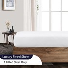 100  Egyptian Cotton 600 Tc King Size Fitted Sheet Only Soft Smooth Sateen We   