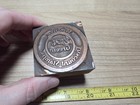 Vintage Letterpress Printing Block S   H Green Stamps Advertising