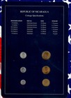 Coin Sets Of All Nations Nicaragua Unc 1 5 Cordobas 5 10 25 50 Ctvs 1987