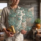 Mermaid Metal Wall Art  Coastal Beach House Decor