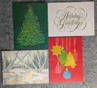 Vintage Famous Artists Studios Christmas Cards Lot 19 W Envelopes Usa