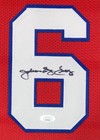 Julius Dr J Erving Philadelphia Signed Framed Red Basketball Jersey Jsa