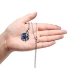 Heart Crystal Cremation Pendant Ashes Keepsake Memorial Urn Necklace 12 Colors