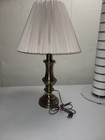 Vintage Stiffel Brass Table Lamp Heavy Mcm 25    Without Shade