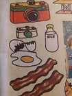 Camping Bus Travel Food Iron On Transfer Simplicity 7147 Sewing Pattern Uc Vtg