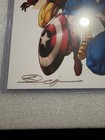 Signed 11 x17  Marvel Avengers Art Print - By Sajad Shah With Coa From Cmc