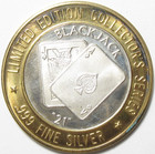  10 Grand Casino Silver Strike Casino Token Biloxi  Miss  999 Fine Silver  9