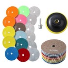 Pcs Diamond Polishing Pads Set 50-8000 Grit Pads wet dry Granite Polish Kit 13