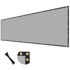 4  5  6  8  Tall Fence Privacy Screen Windscreen  Gray Shade Mesh Cover Garden