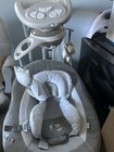 Ingenuity Inlighten Baby Swing With Mesh Fabric  Lights   Vibration  Braden